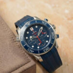 Omega Seamaster Diver 300M Chronograph Blue Dial Luxury Watch