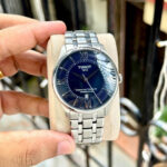 Tissot Chemin Des Tourelles Automatic Blue Dial Stainless Steel Watch for Men