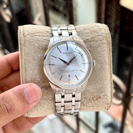 Tissot Powermatic 80 Silver Dial Luxury Stainless Steel Wrist Watch