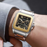 Guess Chrono Gold Black Fashion Watch for Men