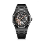 Royal Oak Skeleton Automatic Black Stainless Steel Watch for Men