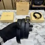 Elegant black belt with premium finish