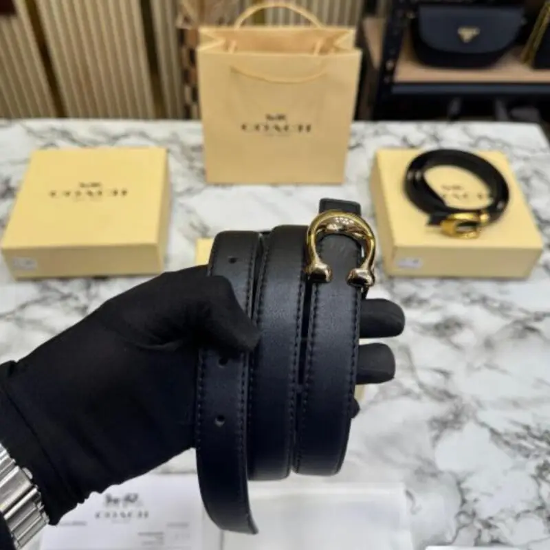 Elegant black belt with premium finish