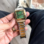 Guess Chrono Gold Green Fashion Watch for Men