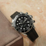 Omega Seamaster Diver 300M Chronograph Black Dial Luxury Dive Watch