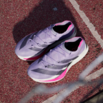 Adidas Adizero Prime X3 Strung Plum Purple outsole grip pattern