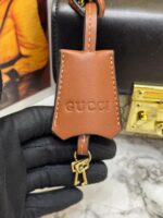 Gucci Padlock Shoulder Bag (Black) with Double OG Box & Dust Bag | Premium Luxury Designer Handbag for Women. - Image 5