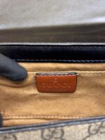 Gucci Padlock Shoulder Bag (Black) with Double OG Box & Dust Bag | Premium Luxury Designer Handbag for Women. - Image 6