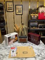 Gucci Padlock Shoulder Bag (Black) with Double OG Box & Dust Bag | Premium Luxury Designer Handbag for Women. - Image 2