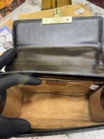 Gucci Padlock Shoulder Bag (Black) with Double OG Box & Dust Bag | Premium Luxury Designer Handbag for Women. - Image 7