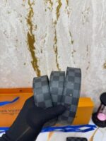 Louis Vuitton Wallet and Belt Combo for Men | LV Monogram Gift Set with Box, Dust Bag & Carry Bag. - Image 6