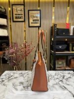 Michael Kors Sullivan Logo Tote Bag Beige Brown for Women | MK Signature Designer Tote with Dust Bag. - Image 2