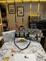 Dior Oblique Canvas Boston Bag Blue | Luxury Designer Travel Handbag with Box, Dust Bag & Carry Bag. - Image 2