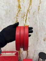 Valentino Garavani V-Shaped Premium Belt with Box, Dust Bag & Carry Bag – Luxury Designer Style Belt for Men - Image 5