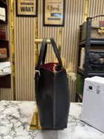 Coach Mollie Tote Bag With Original Box & Dust Bag (Black) – Elegant Designer Shoulder Tote for Women. - Image 7