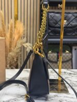 Coach Teri Signature Canvas Shoulder Bag with Crossbody Strap (Apricot Black) – Premium Designer Women’s Handbag. - Image 3