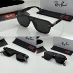 Lightweight black lens sunglasses casual wear