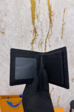 black damier style wallet combo interior