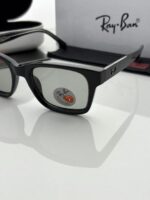 UV blocking black sunglasses with sleek design