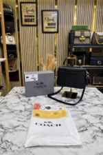 Black Cassie Crossbody Bag with Box and Dust Bag