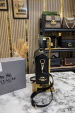 Black Cassie Crossbody Bag with Adjustable Strap