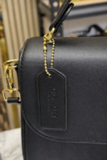 Cassie Black Crossbody Shoulder Bag