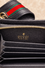 Black designer style wallet for men presented with a protective box, making it an ideal gifting option for special occasions.