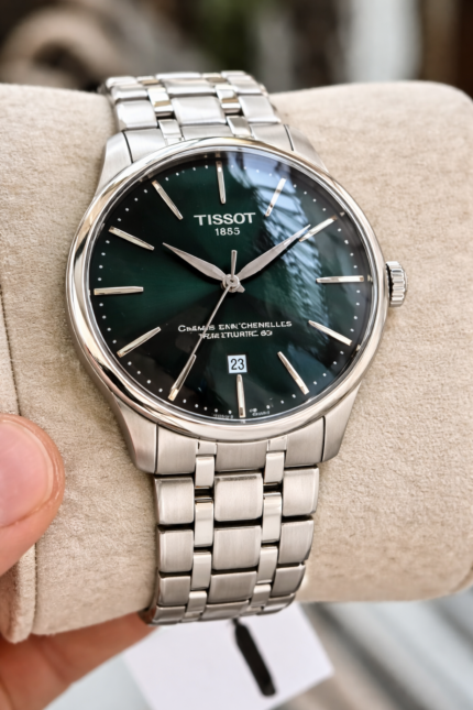 Tissot Chemin Des Tourelles Automatic Green Dial Stainless Steel Men’s Watch