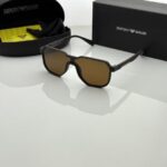 Black gradient lens sunglasses with sleek modern frame