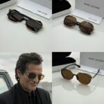 Brown gradient lens eyewear with stylish frame