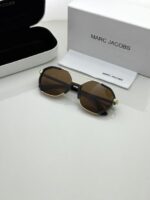 UV protective golden brown sunglasses casual look