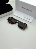 Brown tinted lens sunglasses with warm tone frame