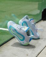 Nike Luka 4 Laser Blue side profile performance sneakers