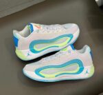 Nike Air Jordan Luka 4 Laser Blue basketball shoes top view with lace detail