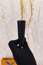 premium black damier wallet combo material