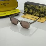 Silver oval UV protection sunglasses