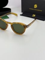 Casual outdoor shades brown frame green tint