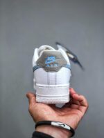 Nike Air Force 1 Light Armoury Blue Sneakers back view