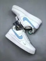 Nike Air Force 1 Light Armoury Blue Sneakers top view