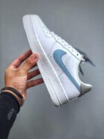 Nike Air Force 1 Light Armoury Blue Sneakers side view