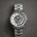 Fossil Automatic Skeleton Dial Stainless Steel Watch for Men