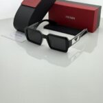 Stylish black gradient sunglasses with sleek modern frame