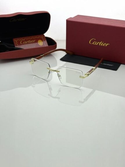 Lightweight golden spectacle frame for daily wear