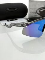 Grey-Aqua Full-Rim Rectangle Eyeglasses Frame – Stylish Everyday Optical Glasses - Image 3