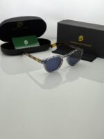 Men’s casual grey blue tinted sunglasses