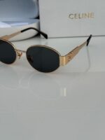 Premium fashion eyewear golden black design