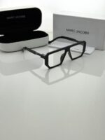 Black Full-Rim Eyeglasses Frame – Clear Plano Lens Optical Glasses - Image 5