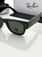 Matte Black Full-Rim Mega Wayfarer Eyeglasses Frame – Stylish Optical Glasses - Image 5