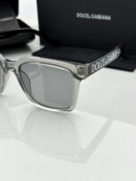 Lightweight grey glasses with full-frame design