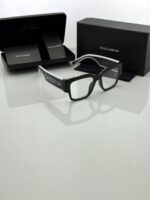 Black & Grey Plano Sunglasses – Stylish UV Protection Shades - Image 7